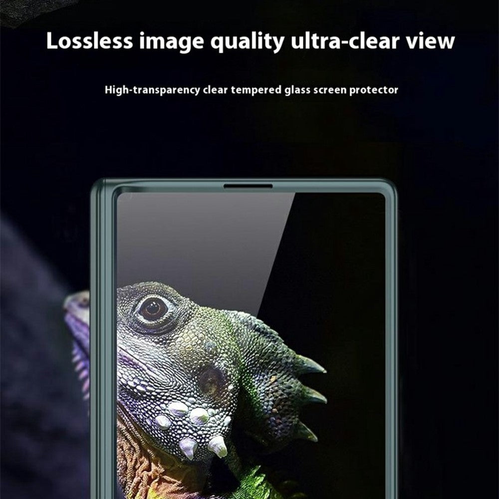 GKK til Samsung Galaxy Z Fold7 5G-cover med klar skærmfilm, magnetisk hængsel og støttefod