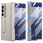 GKK til Samsung Galaxy Z Fold7 5G-cover med klar skærmfilm, magnetisk hængsel og støttefod
