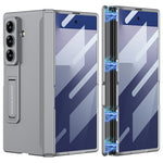 GKK til Samsung Galaxy Z Fold7 5G-cover med klar skærmfilm, magnetisk hængsel og støttefod