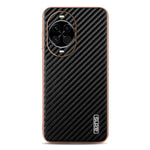 AZNS För Huawei Nova 14 5G Skal Elektroplätering Kolfiberstruktur PU + TPU mobilskal