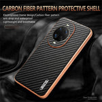 AZNS For Huawei nova 14 Pro 5G Case Electroplating Carbon Fiber Texture PU + TPU Phone Cover