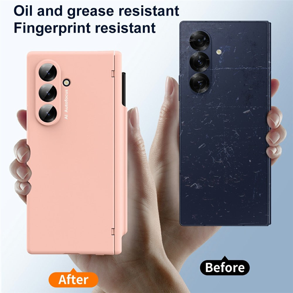 For Samsung Galaxy Z Fold7 5G Case Hinge Protection PC Phone Cover with Stylus / Stylus Slot