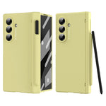 For Samsung Galaxy Z Fold7 5G Case Hinge Protection PC Phone Cover with Stylus / Stylus Slot