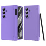 For Samsung Galaxy Z Fold7 5G Case Hinge Protection PC Phone Cover with Stylus / Stylus Slot