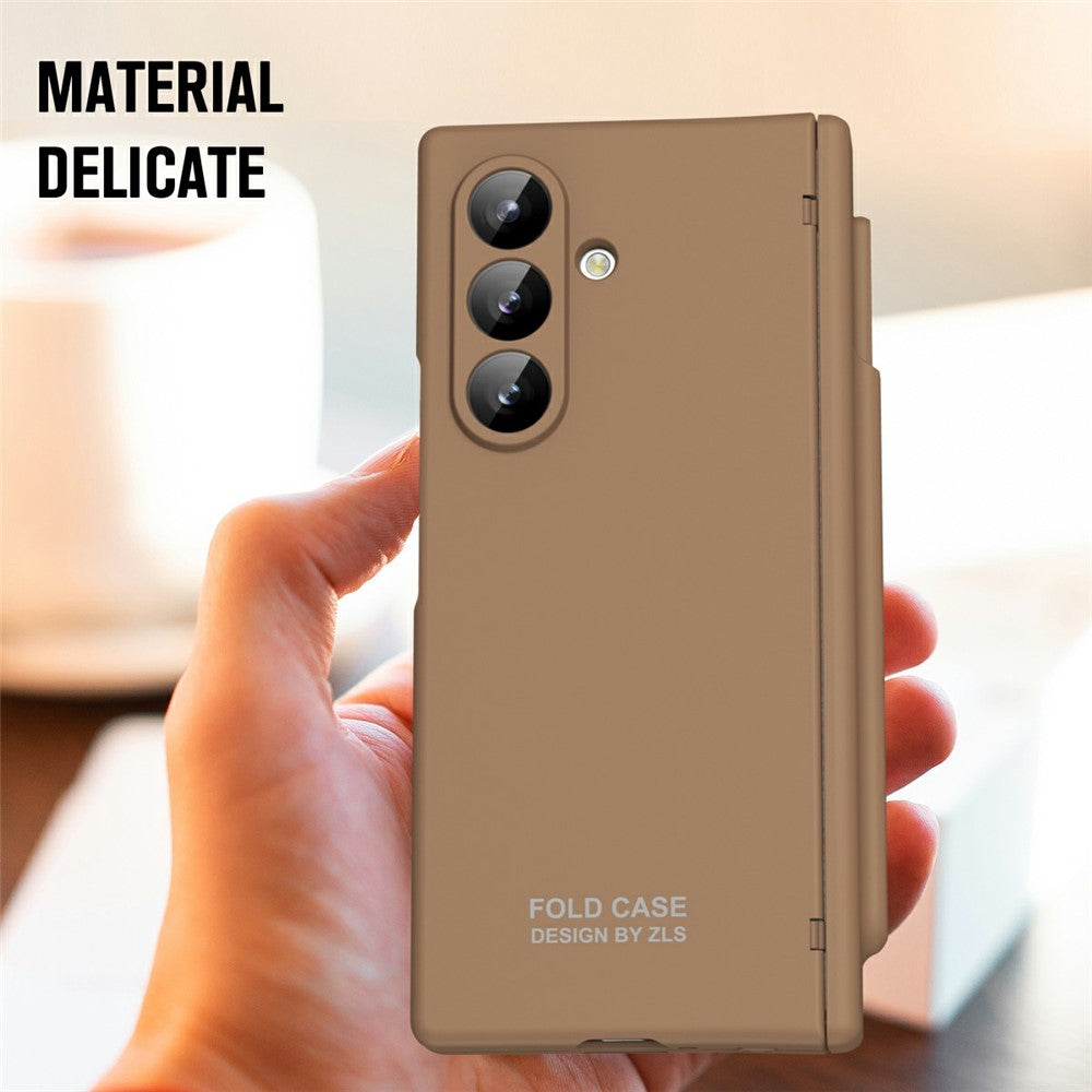 Til Samsung Galaxy Z Fold7 5G Etui Sammenklappeligt PC Telefoncover med Stylus / Hærdet Glasfilm