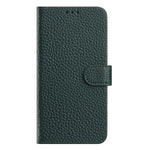 For Honor 400 Lite 5G Case Wallet Stand Litchi Texture Genuine Cow Leather Flip Phone Cover