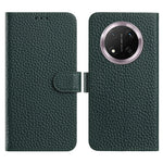 For Honor Magic7 Lite 5G / X9c 5G / X60 Pro 5G Case Wallet Stand Litchi Texture Genuine Cow Leather Flip Phone Cover