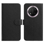 For Honor Magic7 Lite 5G / X9c 5G / X60 Pro 5G Case Wallet Stand Litchi Texture Genuine Cow Leather Flip Phone Cover