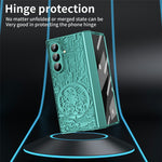 For Samsung Galaxy Z Fold7 5G Case Mechanical Legend Electroplating PC Phone Cover
