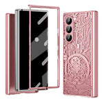 For Samsung Galaxy Z Fold7 5G Case Mechanical Legend Electroplating PC Phone Cover
