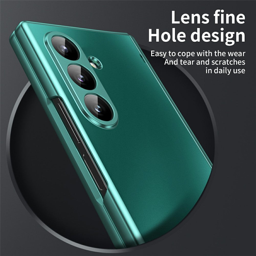 For Samsung Galaxy Z Fold7 5G Case Hard PC Shockproof Phone Cover with Front Screen Film