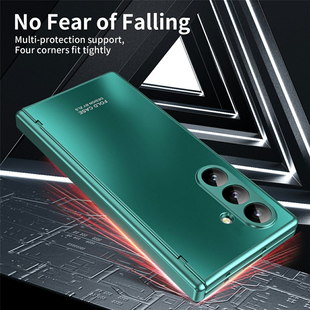 For Samsung Galaxy Z Fold7 5G Case Hard PC Shockproof Phone Cover with Front Screen Film