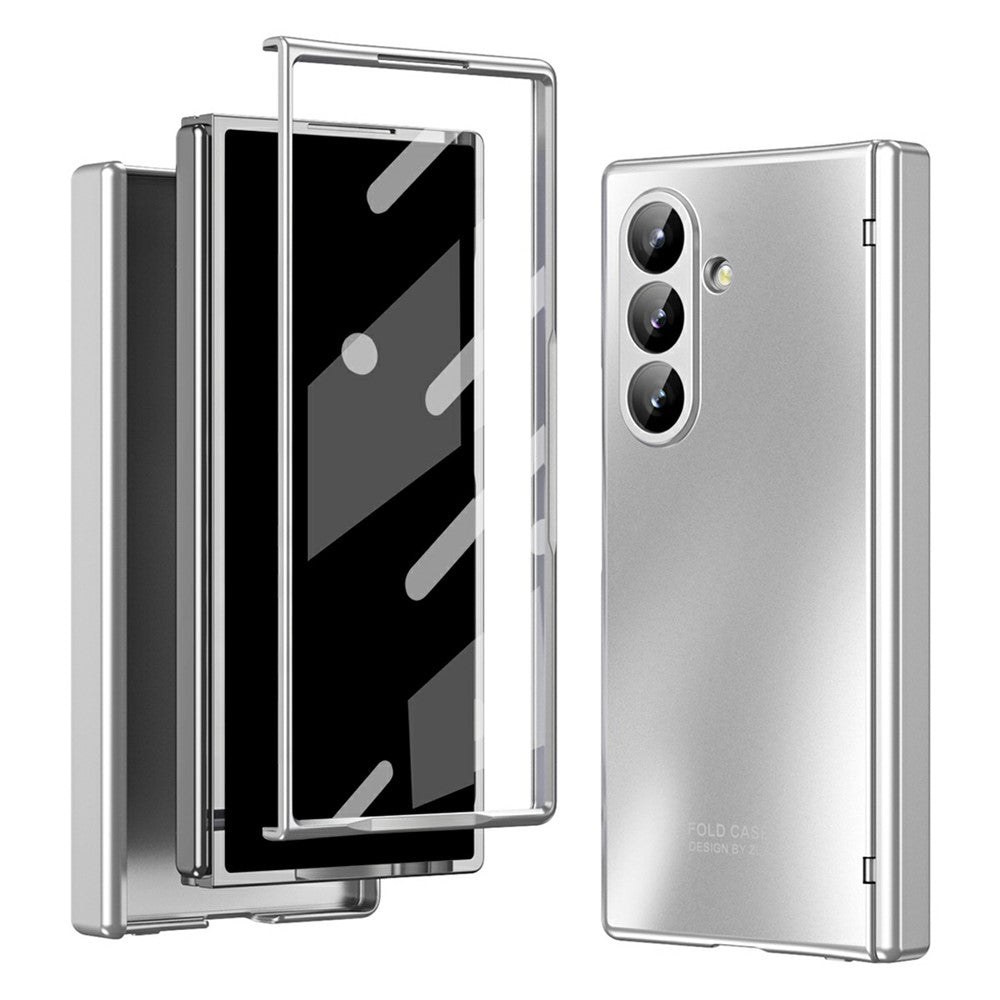 For Samsung Galaxy Z Fold7 5G Case Hard PC Shockproof Phone Cover with Front Screen Film
