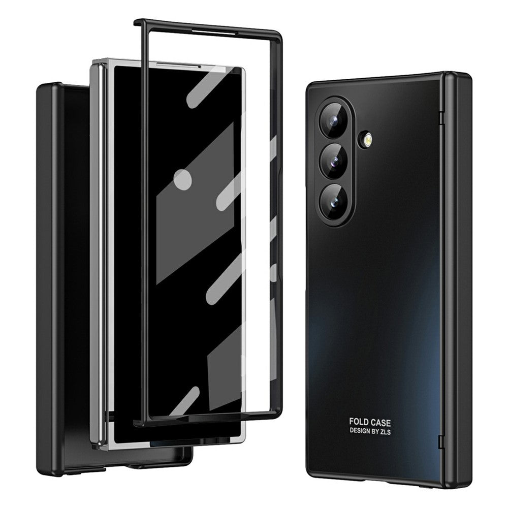 For Samsung Galaxy Z Fold7 5G Case Hard PC Shockproof Phone Cover with Front Screen Film