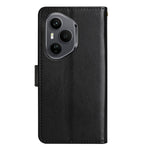 For Honor 400 Pro 5G (Global) Læder Pung Etui Sommerfugleblomst Præget Telefoncover med Rem