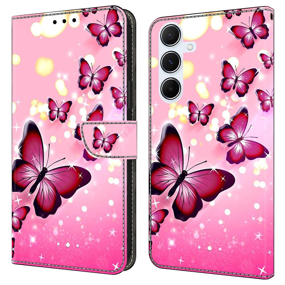 Til Samsung Galaxy A18 5G / A17 5G / A17 4G / A26 5G Etui Pung Stand Mønsterprint PU Læder Flip Telefoncover
