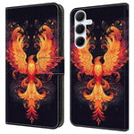Samsung Galaxy A18 4G / A18 5G / A17 4G / A17 5G / A26 5G pungcover med trykt mønster, PU-læder og flipdesign