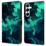 Samsung Galaxy A18 4G / A18 5G / A17 4G / A17 5G / A26 5G pungcover med trykt mønster, PU-læder og flipdesign