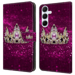 Samsung Galaxy A18 4G / A18 5G / A17 4G / A17 5G / A26 5G pungcover med trykt mønster, PU-læder og flipdesign