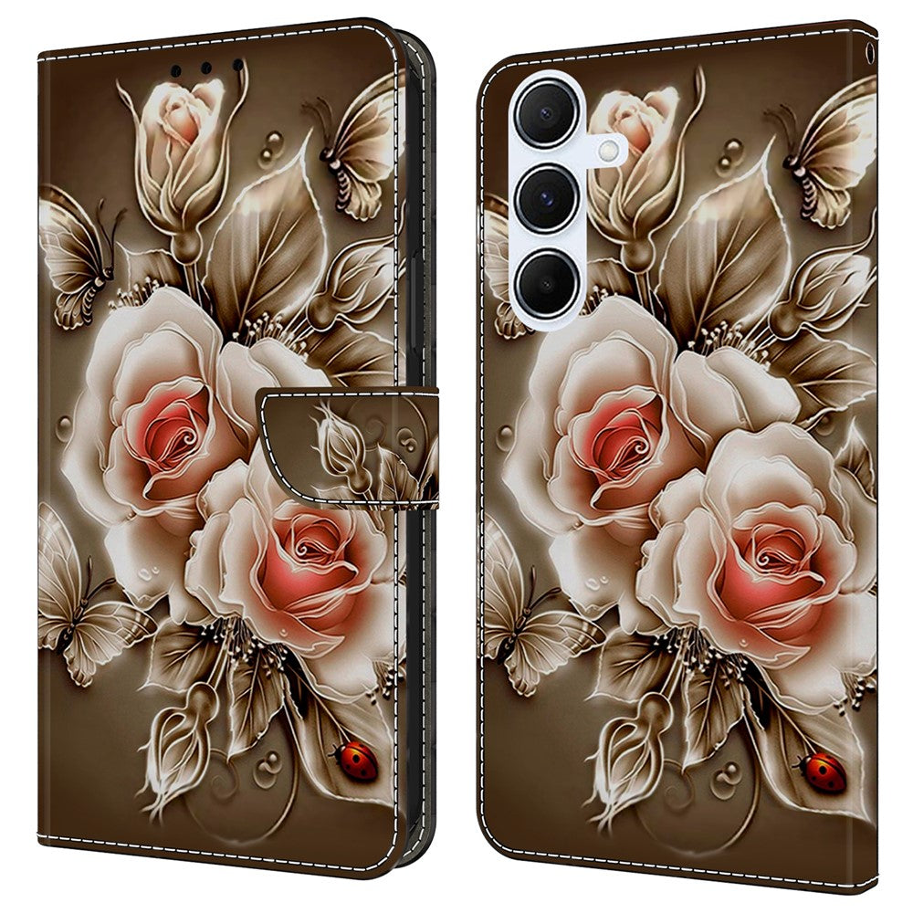 Til Samsung Galaxy A18 5G / A17 5G / A17 4G / A26 5G Etui Pung Stand Mønsterprint PU Læder Flip Telefoncover