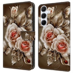 Samsung Galaxy A18 4G / A18 5G / A17 4G / A17 5G / A26 5G pungcover med trykt mønster, PU-læder og flipdesign