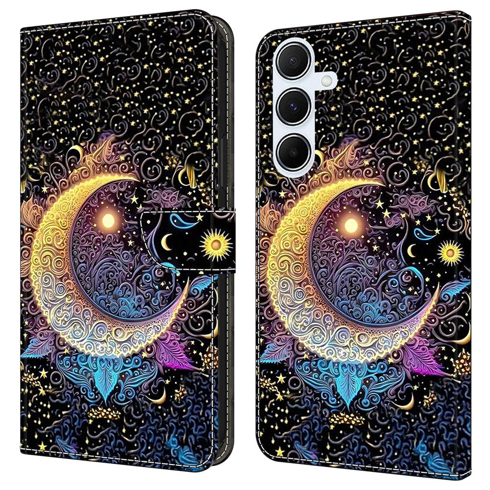 Til Samsung Galaxy A18 5G / A17 5G / A17 4G / A26 5G Etui Pung Stand Mønsterprint PU Læder Flip Telefoncover