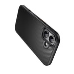 For iPhone 17 Magnetic Case Compatible with MagSafe Carbon Fiber Texture PC + TPU Cover