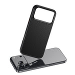 For iPhone 17 Pro Magnetic Case Compatible with MagSafe Carbon Fiber Texture PC + TPU Cover