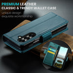 CASEME Til Samsung Galaxy Z Fold7 5G Cover 023 Series RFID-blokerende læderpung stativ telefoncover