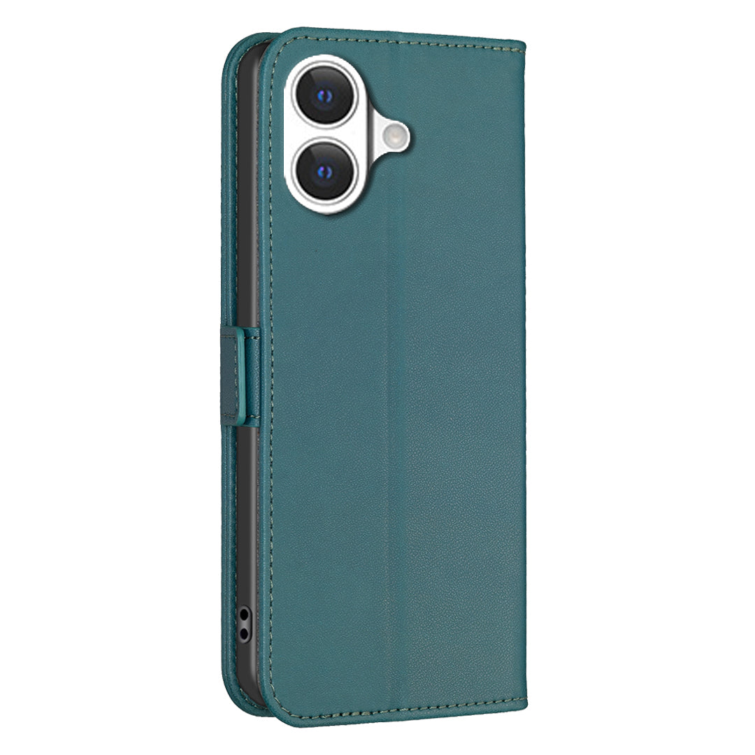 BINFEN COLOR til iPhone 17 etui BF31 PU-læder flip-etui til telefonpung