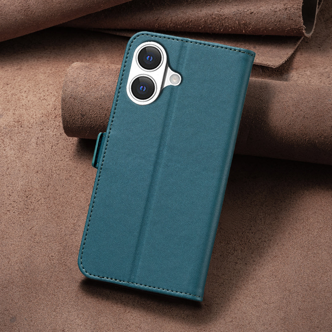 BINFEN COLOR til iPhone 17 etui BF31 PU-læder flip-etui til telefonpung