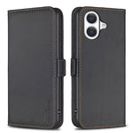 BINFEN COLOR til iPhone 17 etui BF31 PU-læder flip-etui til telefonpung