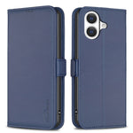 BINFEN COLOR til iPhone 17 etui BF31 PU-læder flip-etui til telefonpung
