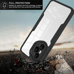 For Honor 400 Pro 5G (Global) Cover i Akryl + TPU, Gennemsigtig Telefoncover med PET Skærmfilm