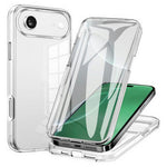 For iPhone Air Case TPU Frame Clear Acrylic Back Phone Cover with PET Film