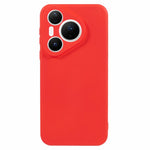 For Huawei Pura 80 Case TPU Back Soft Anti-Scratch Fiber Lining Phone Cover