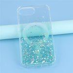 Til iPhone 17e / 16e cover, kompatibelt med MagSafe Sparkle Epoxy TPU + akryltelefoncover