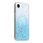 Til iPhone 17e / 16e cover, kompatibelt med MagSafe Sparkle Epoxy TPU + akryltelefoncover