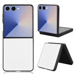 Til Samsung Galaxy Z Flip7 5G Etui Krokodillemønstret Læderbelagt Hard PC Telefoncover