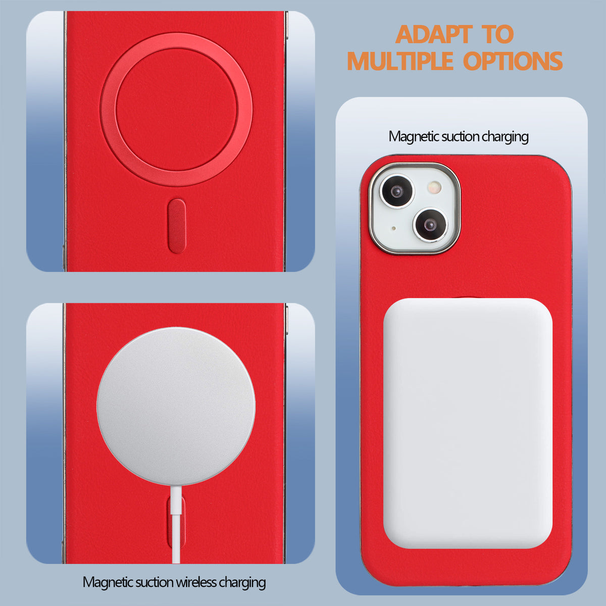 BINFEN COLOR For iPhone 14 Pro Max Case  BF40 Compatible with MagSafe Electroplated PU + TPU Phone Back Cover