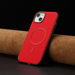 BINFEN COLOR For iPhone 14 Pro Max Case  BF40 Compatible with MagSafe Electroplated PU + TPU Phone Back Cover