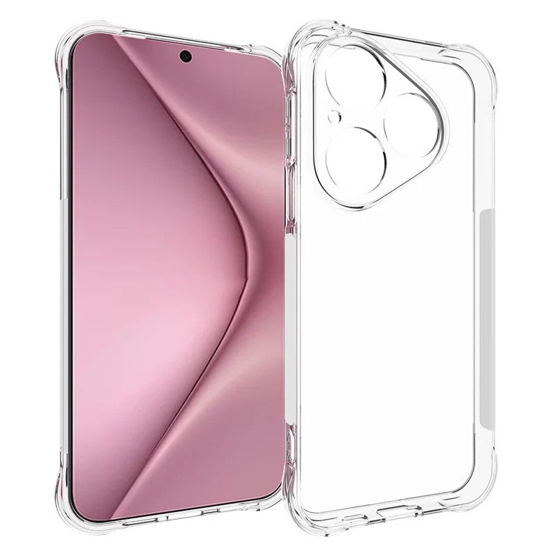 WANLONFENG För Huawei Pura 80 Skal WL-serien 2.0mm TPU mobilskal med Härdat Glasfilm