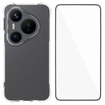 WANLONFENG För Huawei Pura 80 Pro / 80 Pro+ Skal WL-serien 2.0mm TPU mobilskal med Härdat Glasfilm