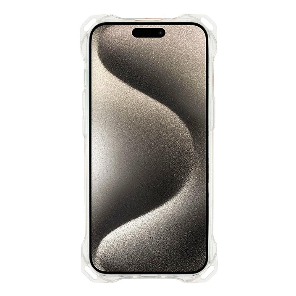 Til iPhone 15 Magnetisk Cover med Snor Faldsikker TPU + PC Telefon Bagcover