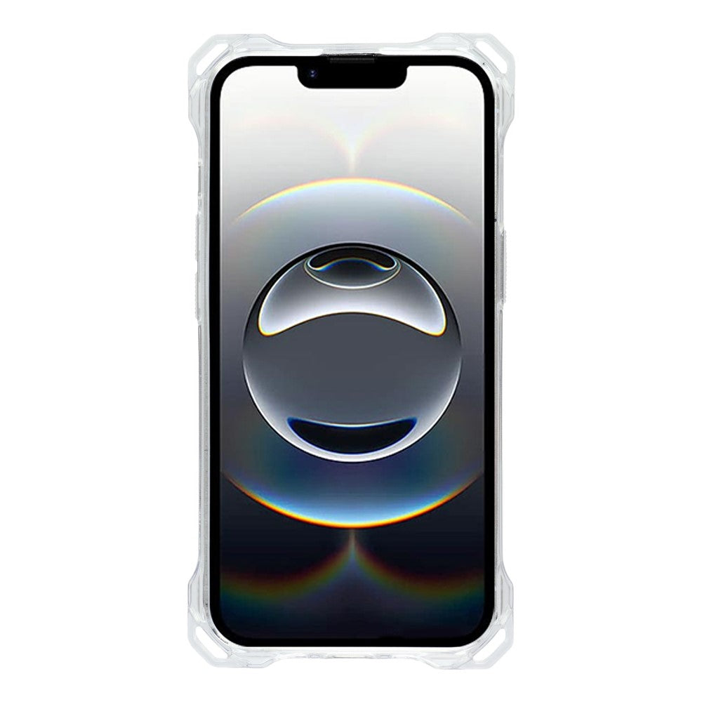 Til iPhone 17e / 16e Magnetisk cover med ringholder TPU + PC telefoncover med snor