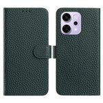 For Oppo Reno14 Pro 5G (Global) Case Wallet Stand Litchi Texture Genuine Cow Leather Flip Phone Cover