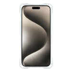 For iPhone 15 Magnetic Case Ring Kickstand TPU + PC Phone Cover with Lanyard