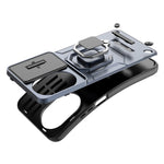 For Huawei nova 14 5G Case PC + TPU Kickstand Phone Protector with Lens Cover