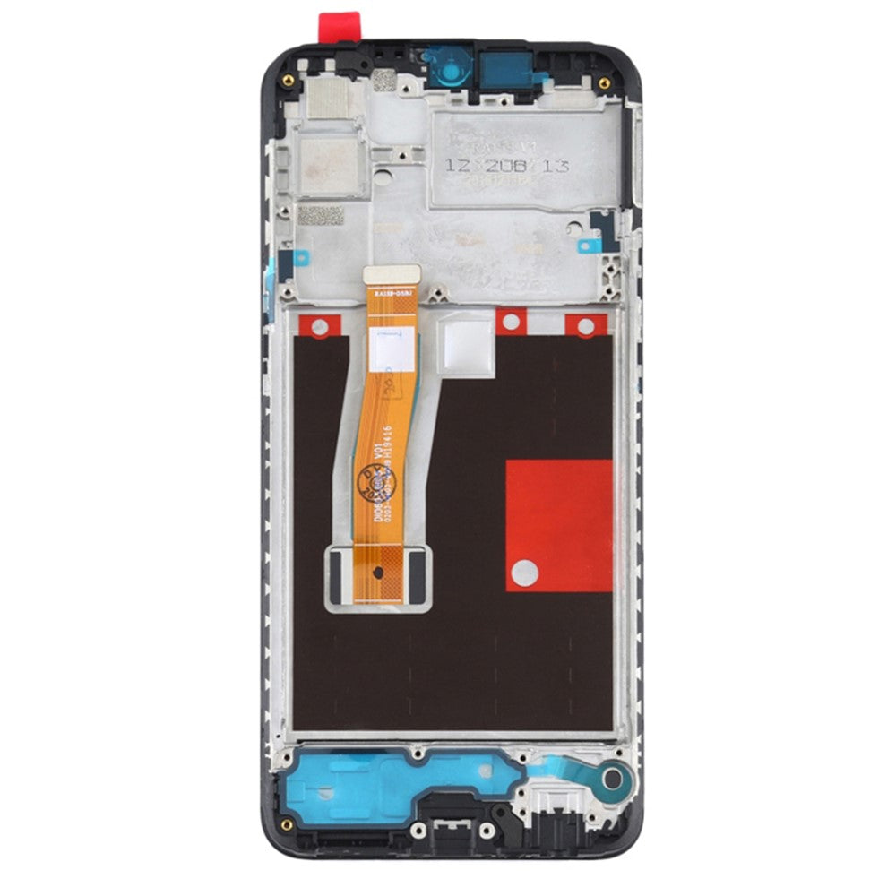 Til OPPO Realme 5 Pro RMX1971 / Realme Q Grade C LCD-skærm og digitizerenhed + ramme (uden logo)