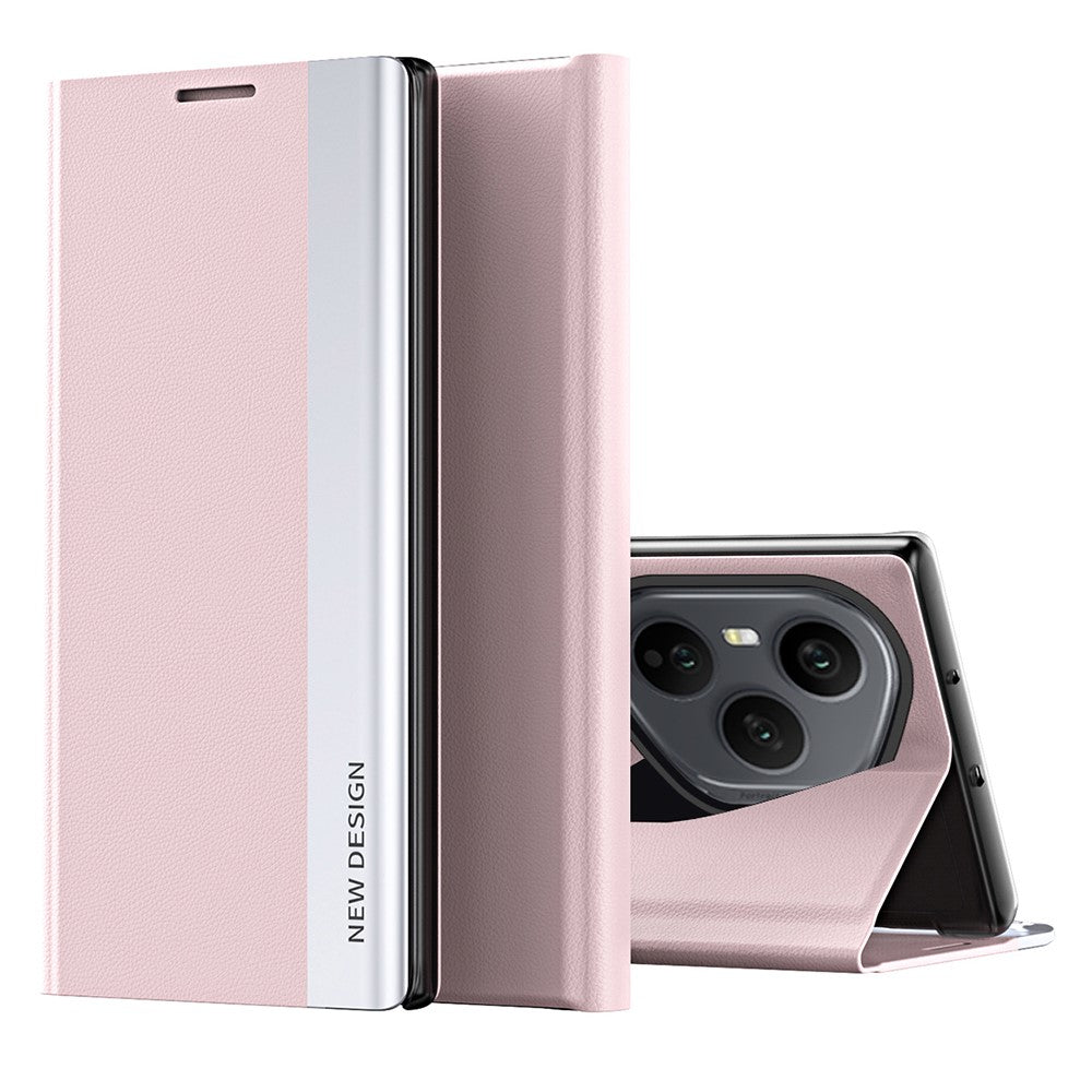 Honor 400 Pro 5G (Global) Cover Anti-drop Læder Telefoncover med Stativ